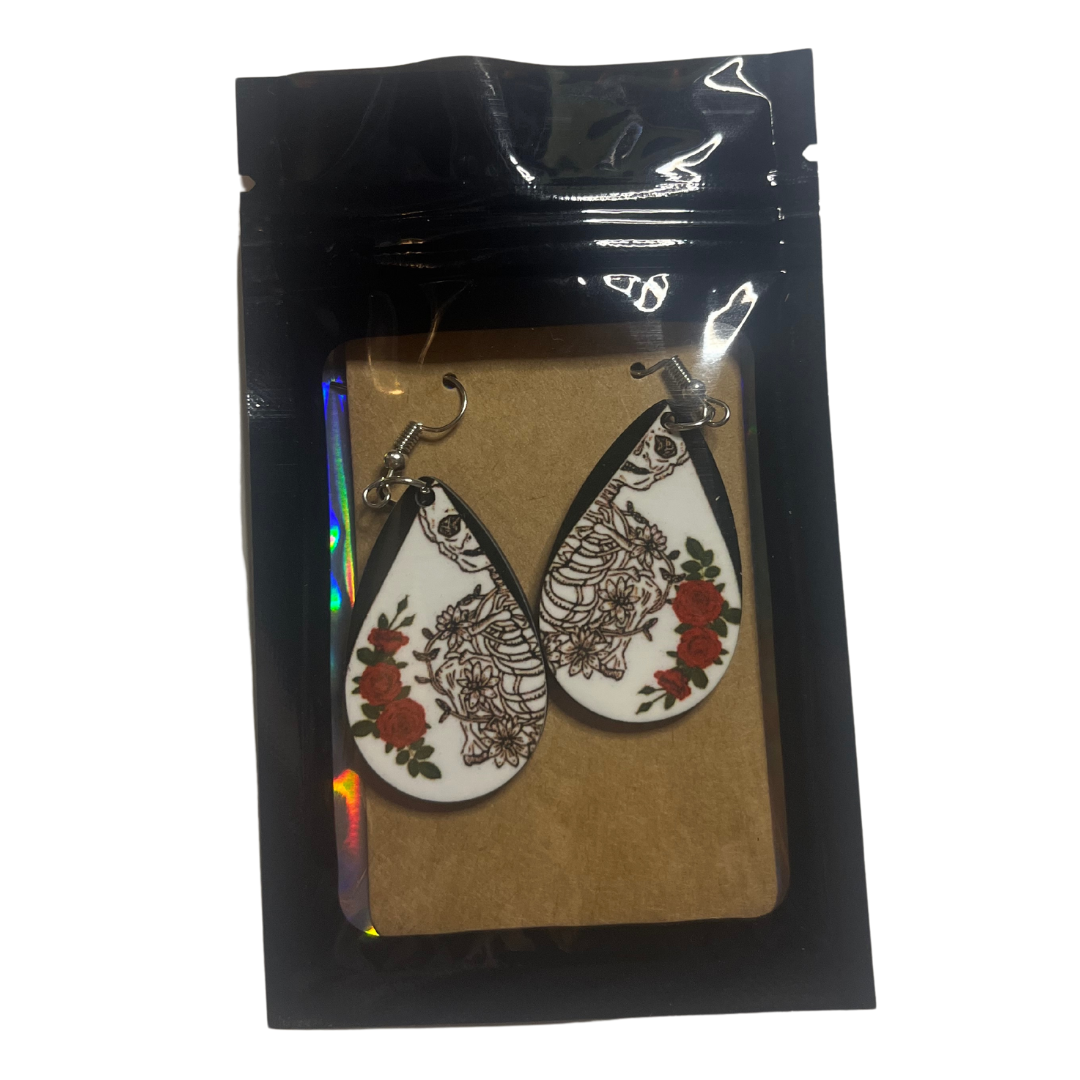 Skeleton earrings