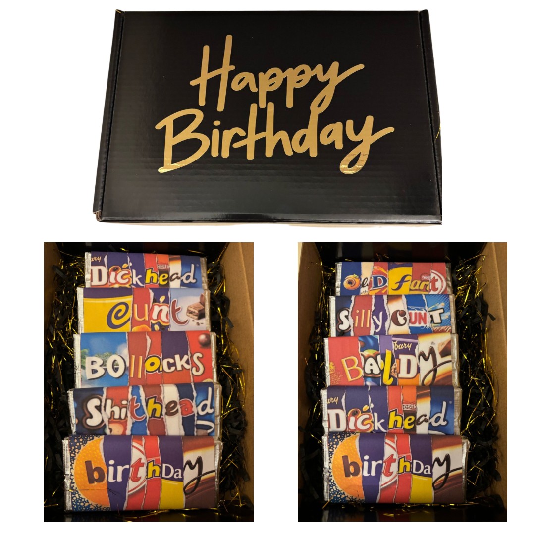 Birthday chocolate gift box